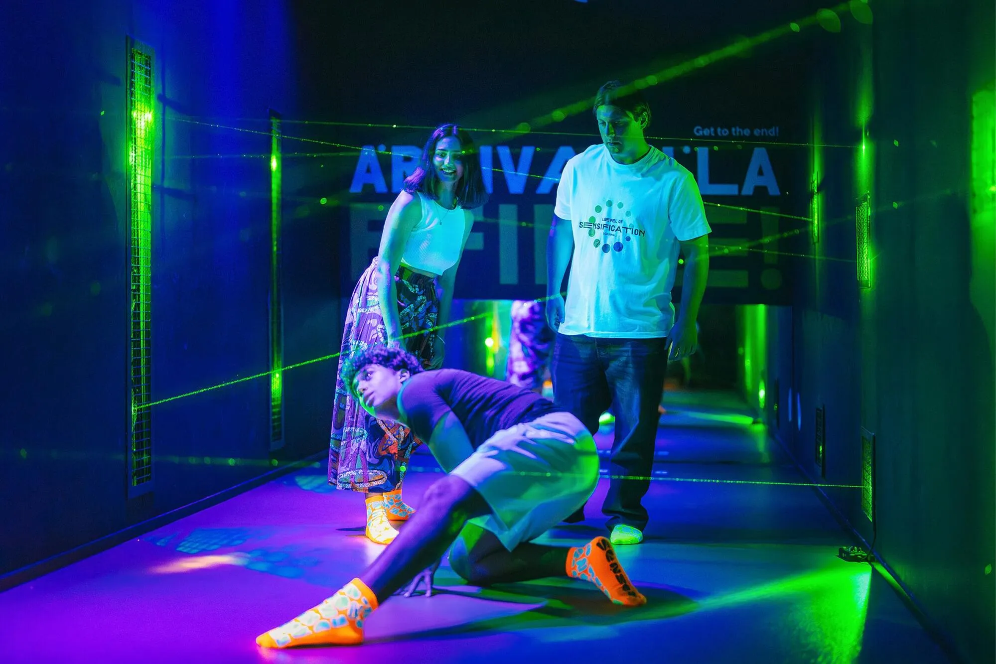 Interactive touch experience at Museum of Senses